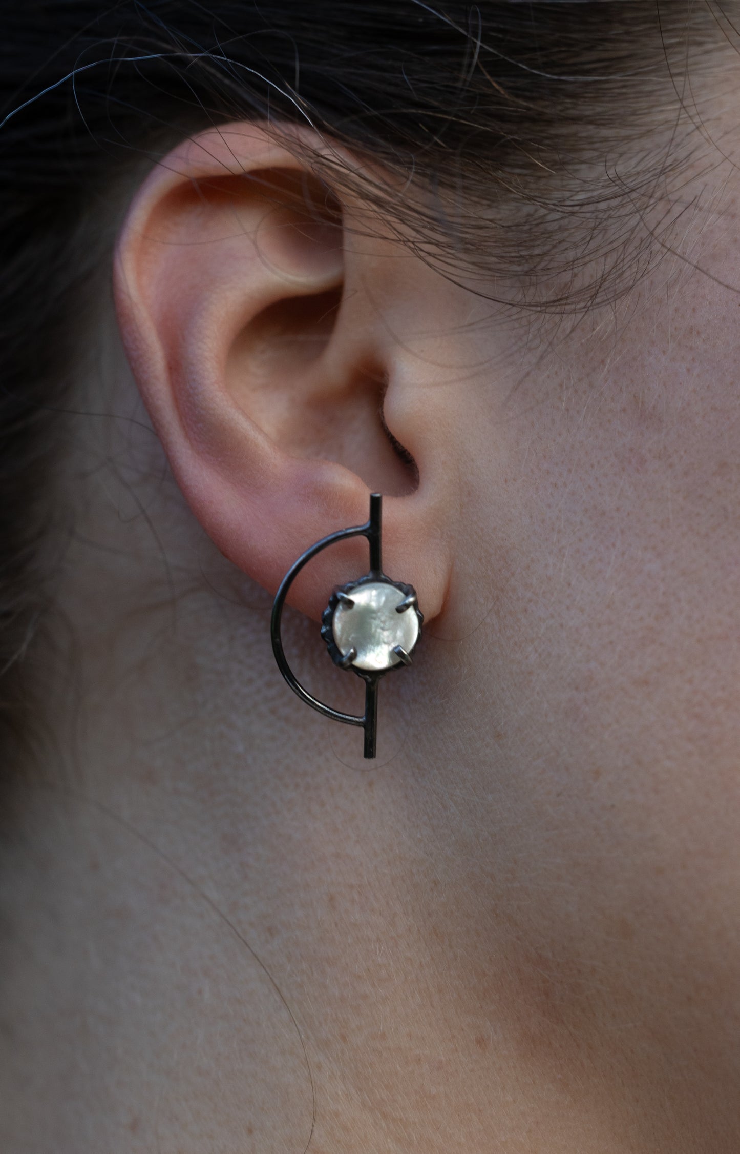Orbit Posts with Mother of Pearl Posts