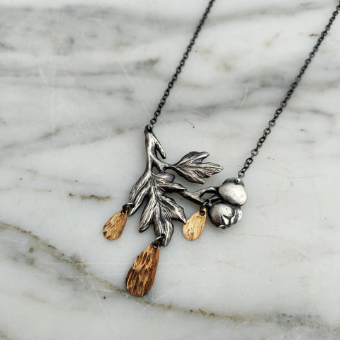 Hawthorn Branch Necklace