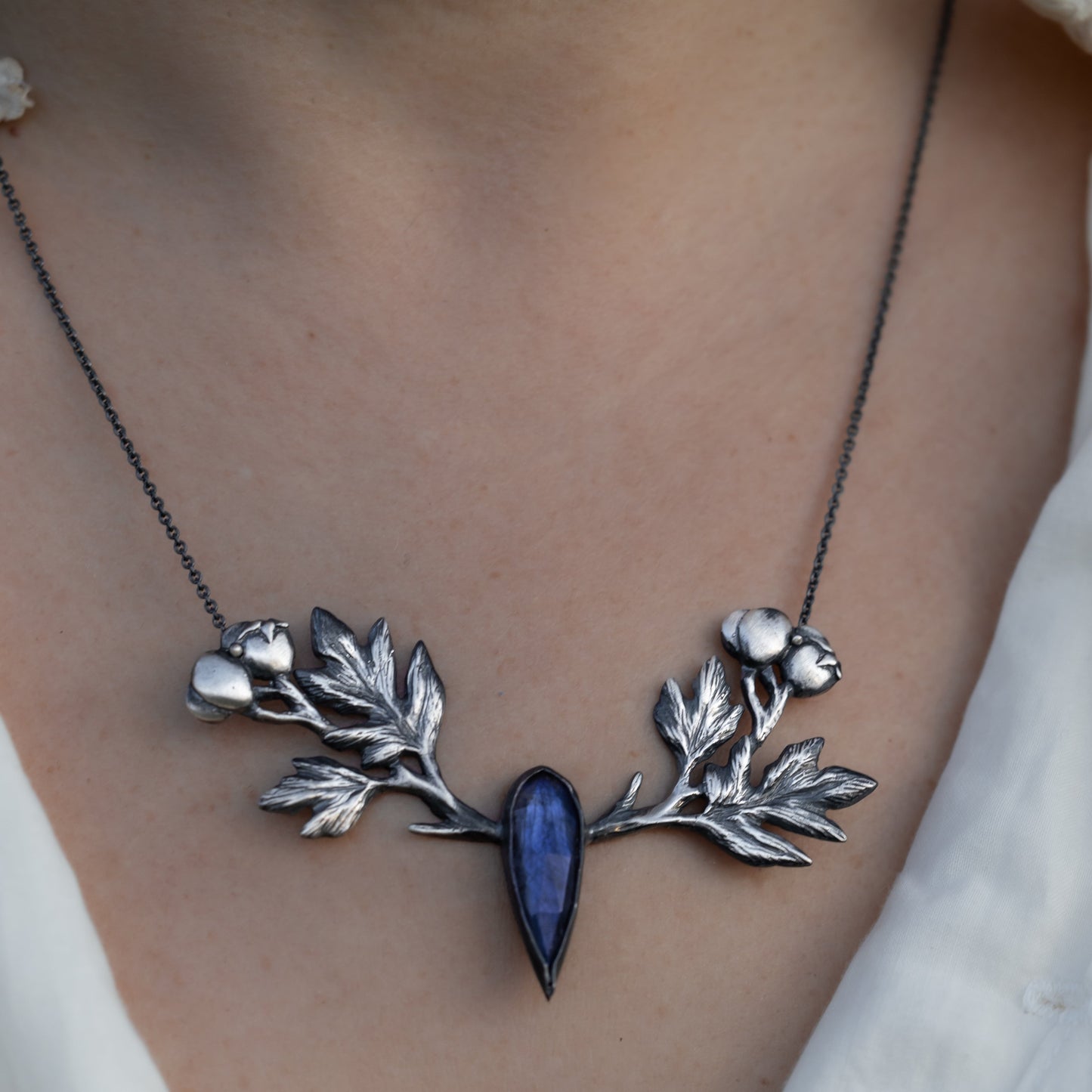 Hawthorn Branch Big Victorian Necklace