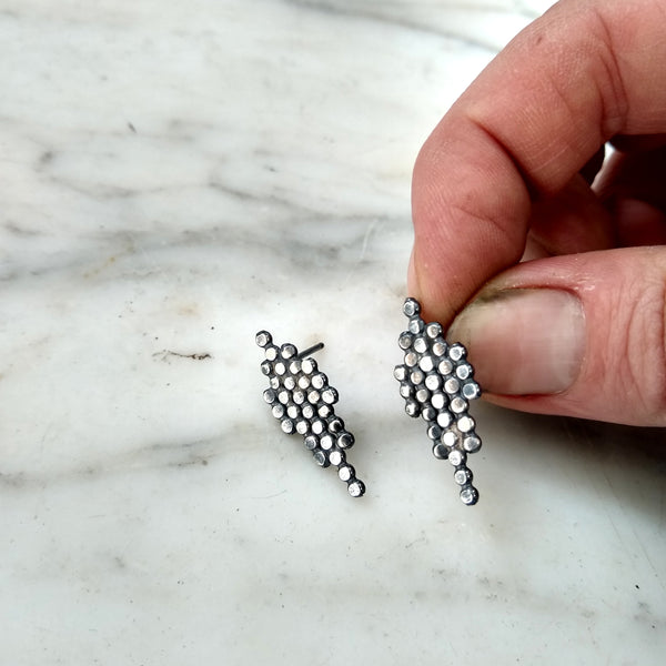 Handmade Waterfall Posts – Symbology by Alice Scott