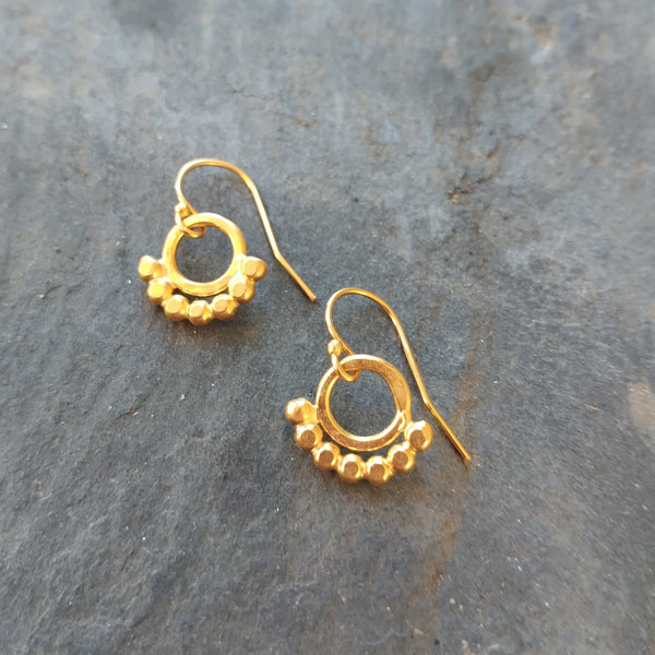 Gold Talisman Earrings