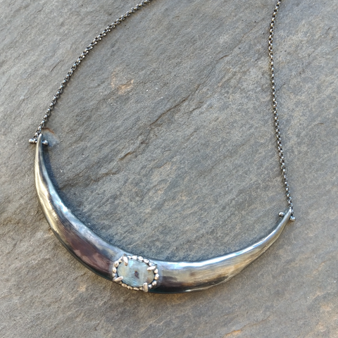 Handmade Crescent Moon Necklace